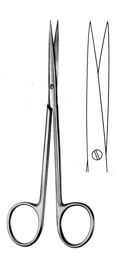 SLİM MAKAS DÜZ SÜPER KESKİN  14CM 